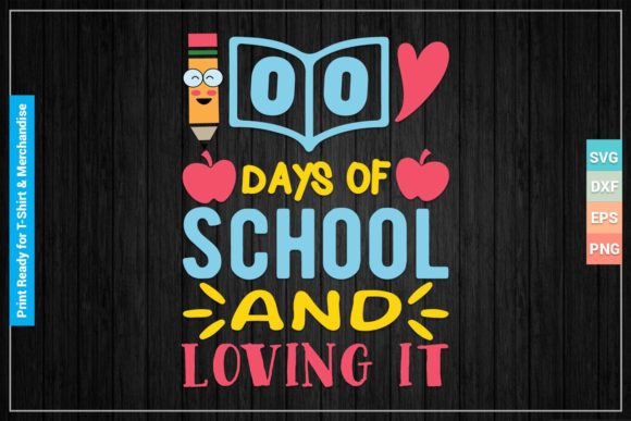 100 Days School SVG: Graphics for Crafts & Branding