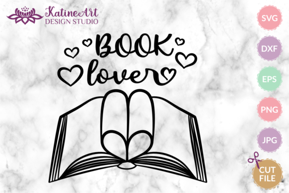 Book Lover SVG: Graphics for Crafts & Branding