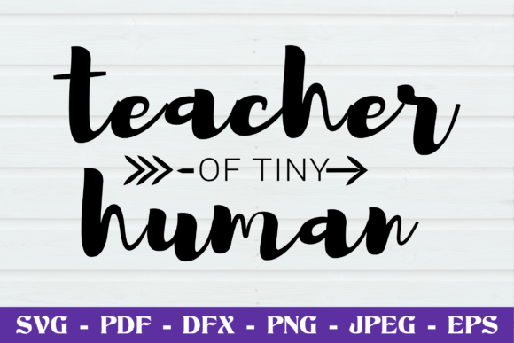 Review: Teacher of Tiny Human SVG Cut File for Embroidery