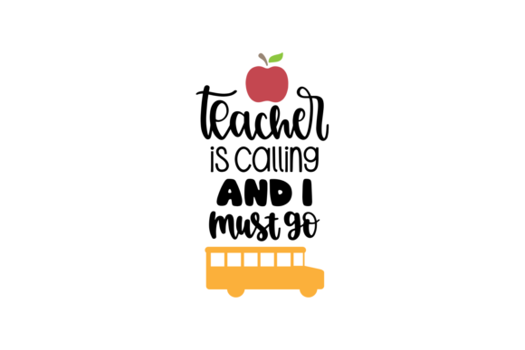 Reviewing Teacher is Calling and I Must Go for Embroidery
