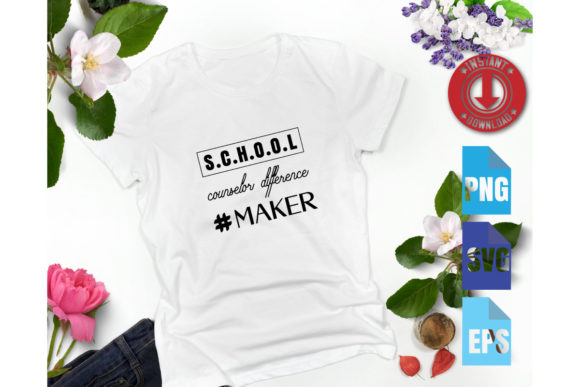 School Counselor Graphics for Crafts and Branding
