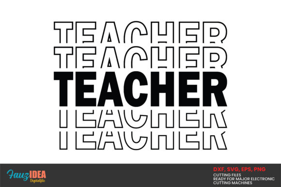 Teacher Overlay Text Style for Crafts & Graphics